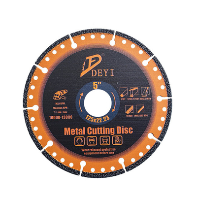 Vakuum bronzierte 125mm Porzellan Diamond Cutting Disc Multipurpose